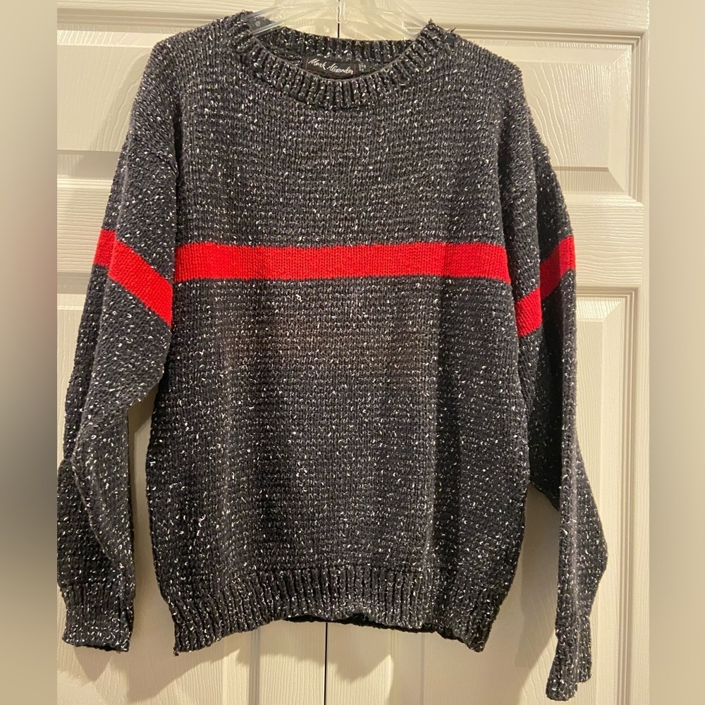 Vintage Mark Alexander size Medium sweater.  Has bleach spots back of sweater.